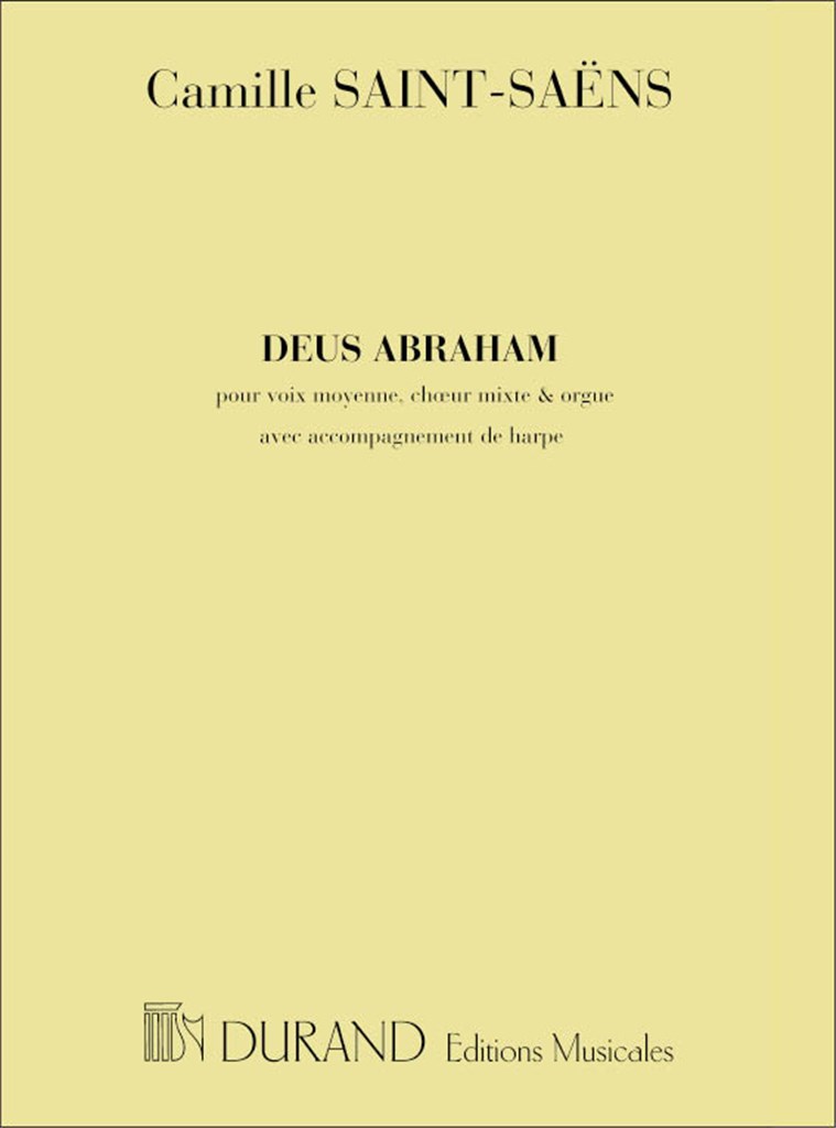 Deus Abraham. Pour Voix Moyenne, Choeur Mixte Et